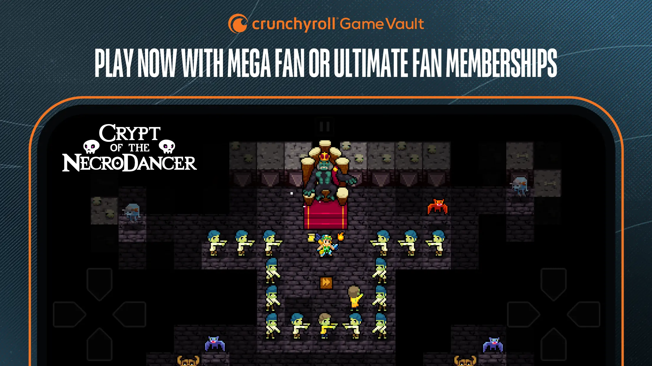 Gracz eksplorujący neonowo oświetlony loch w stylu retro-fantasy